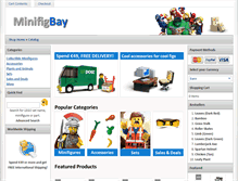 Tablet Screenshot of minifigbay.com